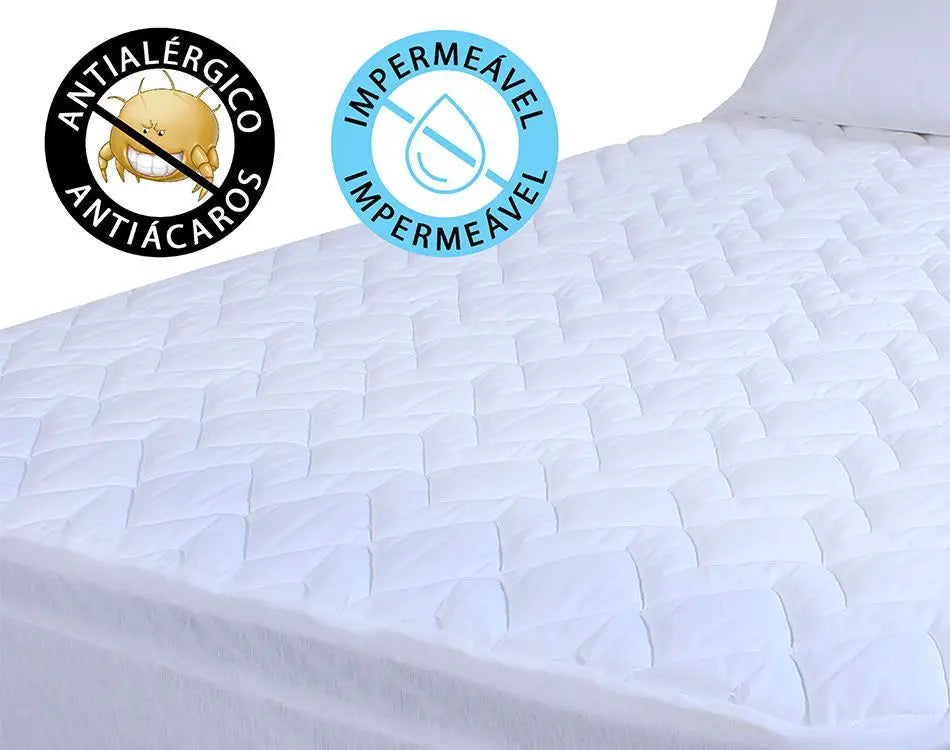 ¡Colchón manchado, nunca más! Funda de colchón acolchada gruesa impermeable, Protector de colchón.