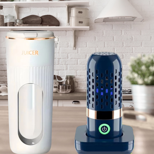 🎁 Kit Especial. Cápsula Higienizadora + Mini Liquidificador Portátil.